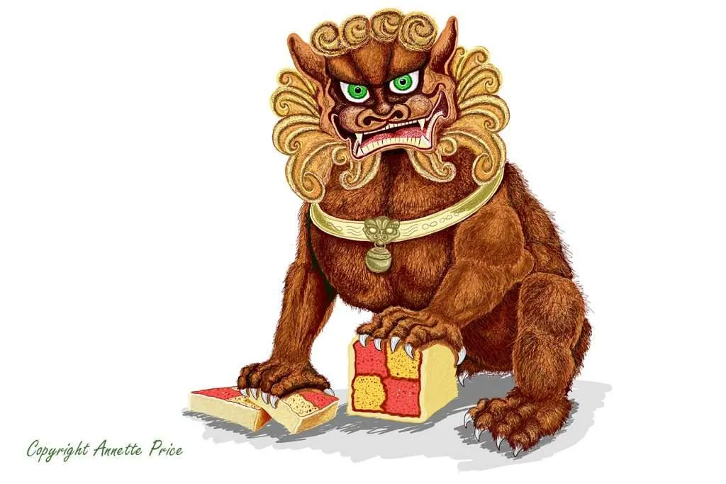 Foo Dog. One of the Cake Companions