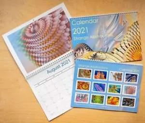 Read more about the article The Strange Abstractions Calendar 2021 has been printed :-)