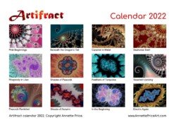 Artifract Calendar 2022. Back page. Artifract Calendar 2022. Back page.